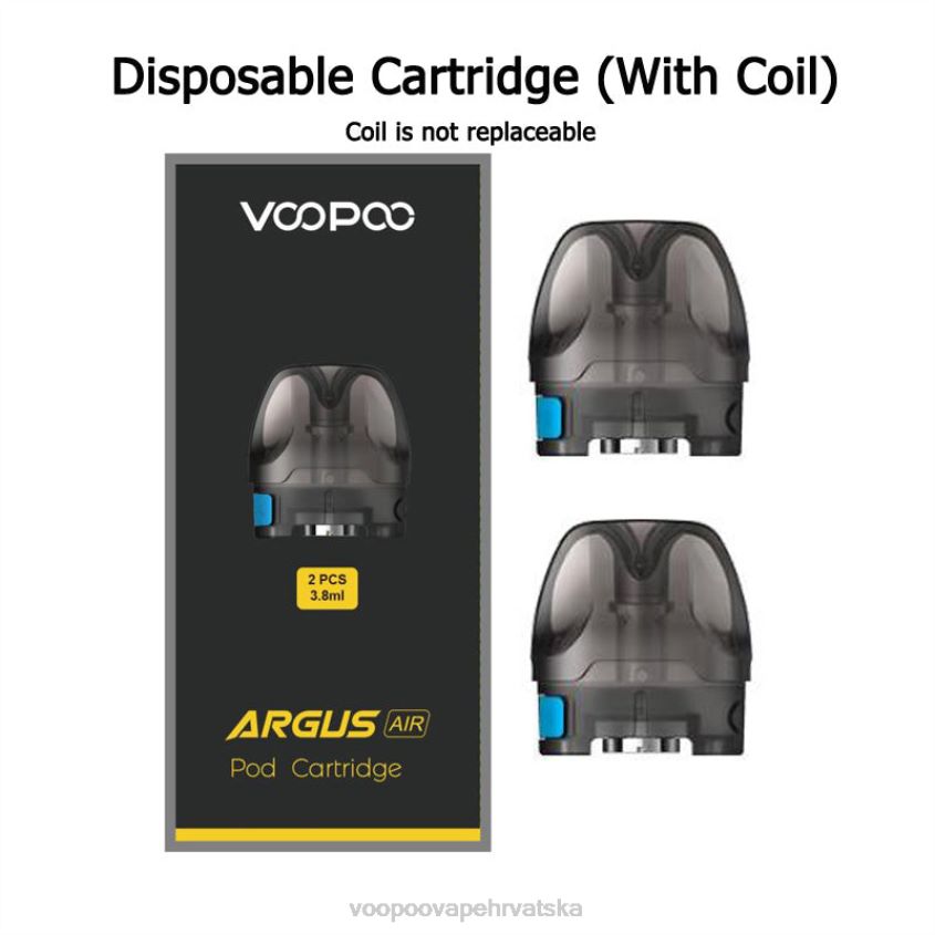 VOOPOO Vape Review - VOOPOO ARGUS AIR uložak za mahune (2 kom) mahuna sa svitkom od 0,8 ohma 0TT264535