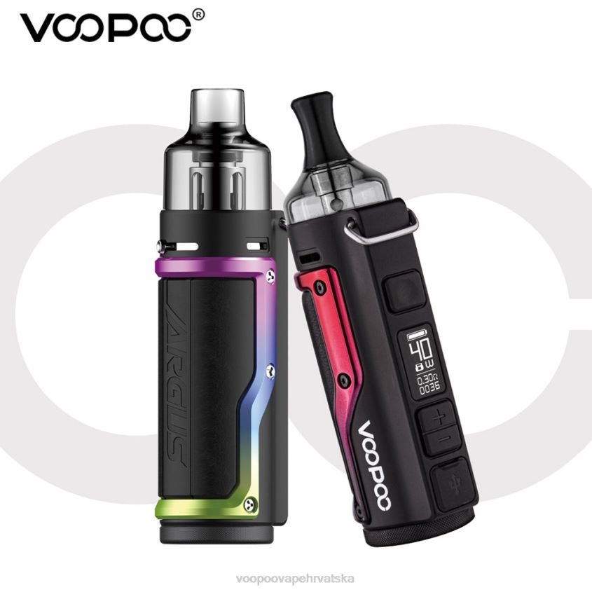 VOOPOO Vape Drag Hrvatska - VOOPOO ARGUS pod mod kit benzin zeleno-srebrna 0TT26477