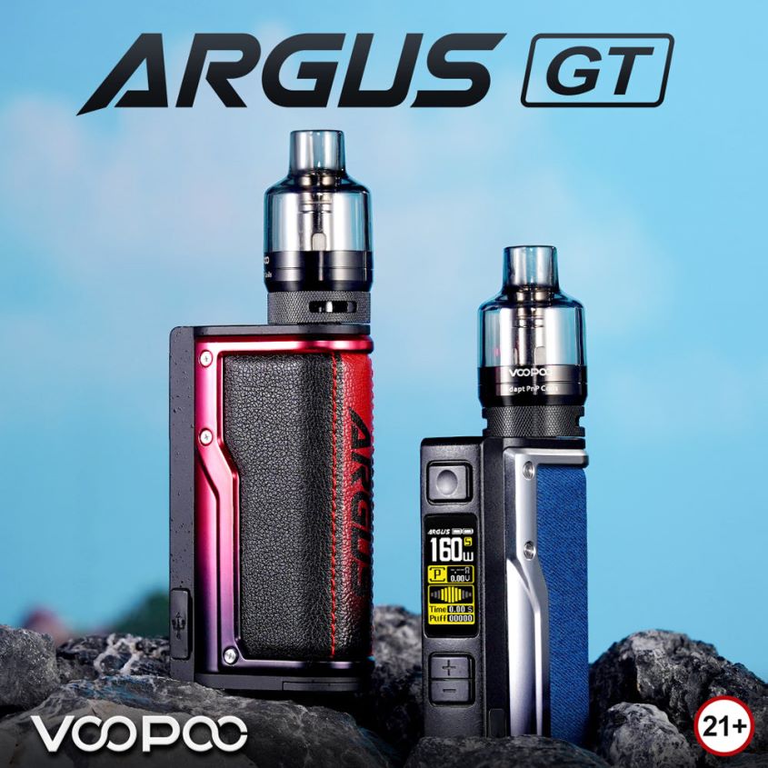 VOOPOO Vape Zagreb - VOOPOO ARGUS GT box mod kit crno & plavo 0TT26413