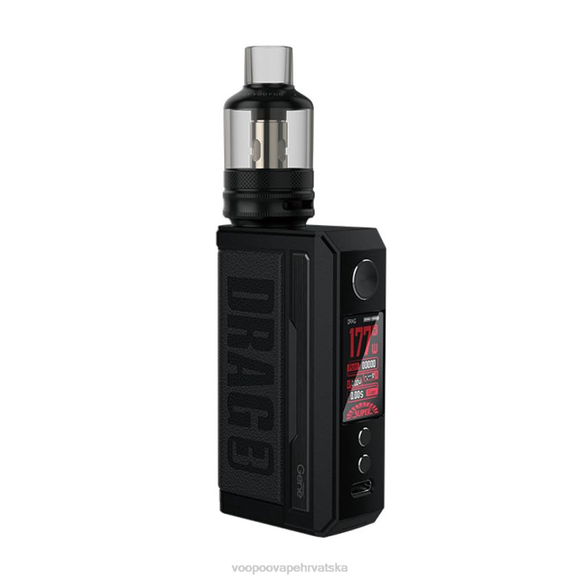 VOOPOO Hrvatska - VOOPOO DRAG 3 box mod kit klasična crna 0TT264251