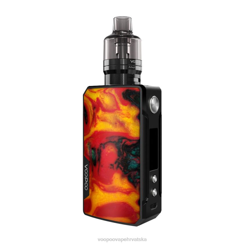 VOOPOO Vape Drag Hrvatska - VOOPOO DRAG 2 osvježiti izdanje crno-vatreni oblak 0TT264327