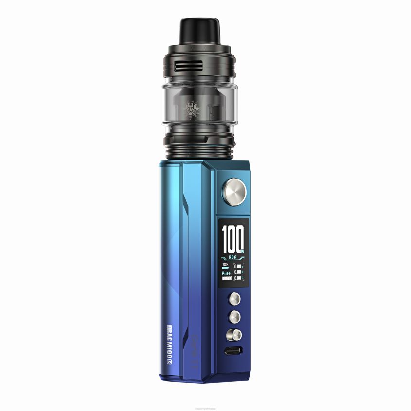 VOOPOO Vape Drag Hrvatska - VOOPOO DRAG M100S mod uređaj cijan & plava 0TT264277