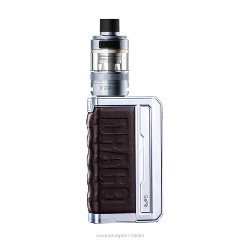 VOOPOO Vape Online - VOOPOO DRAG 3 TPP X box mod kit srebrna kava smeđa 0TT264269