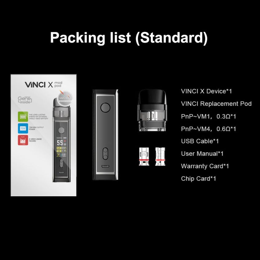 VOOPOO Vape Kits - VOOPOO VINCI X mod pod kit karbonska vlakna 0TT264346
