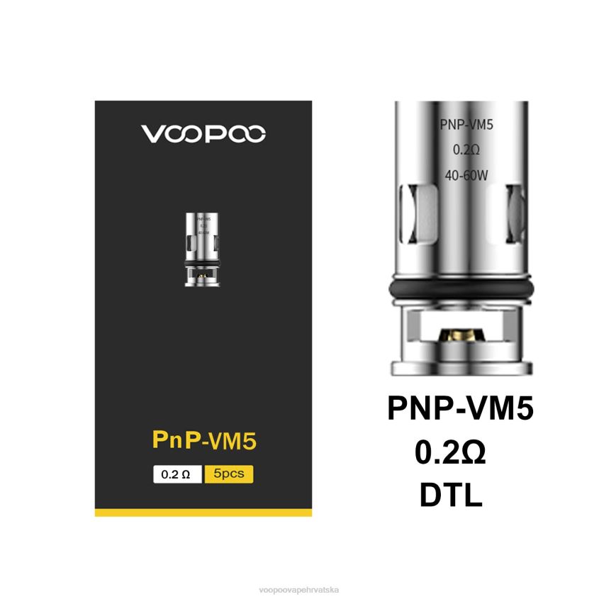 VOOPOO Vape Liquid Hrvatska - VOOPOO PNP zavojnice (5kom) pnp-c1 0TT264584