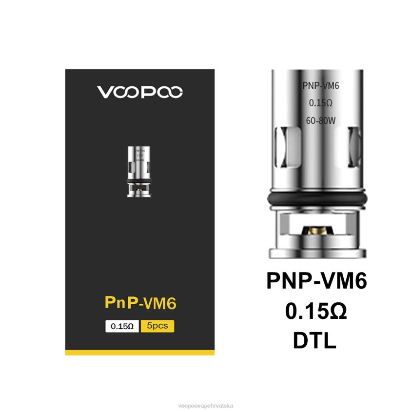 VOOPOO Vape Liquid Hrvatska - VOOPOO PNP zavojnice (5kom) pnp-c1 0TT264584