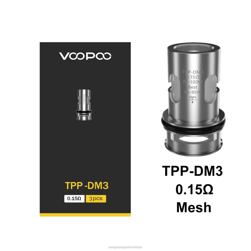 VOOPOO Vape Price - VOOPOO TPP zavojnice (3kom) tpp-dm3 0TT264610