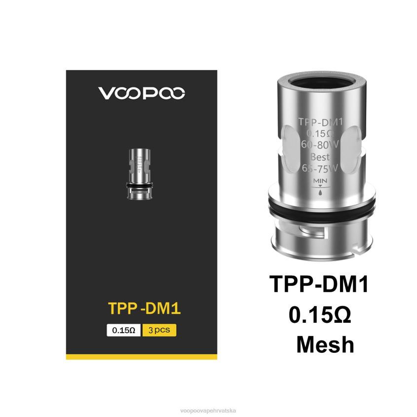 VOOPOO Vape Review - VOOPOO TPP zavojnice (3kom) tpp-dm1 0TT264585